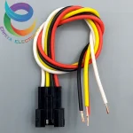 کانکتور نر بین راهی 4 پین سیمدار SM 15cm