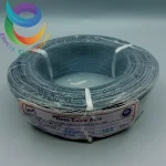 سیم افشان 1*0/5 مشکی حلقه 100متری تمام مس حس کابل