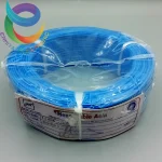 سیم افشان 1*0/25 آبی حلقه 100متری تمام مس حس کابل