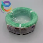 سیم افشان 1*0/25 سبز حلقه 100متری تمام مس حس کابل