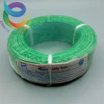 سیم افشان 1*0/5 سبز حلقه 100متری تمام مس حس کابل