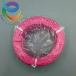 سیم افشان 1*0/25 صورتی حلقه 100متری تمام مس حس کابل - تصویر 2