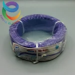 سیم افشان 1*0/25 بنفش حلقه 100متری تمام مس حس کابل