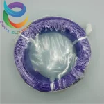 سیم افشان 1*0/25 بنفش حلقه 100متری تمام مس حس کابل - تصویر 2
