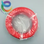 سیم افشان 1*0/25 قرمز حلقه 100متری تمام مس حس کابل - تصویر 2