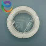 سیم افشان 1*0/25 سفید حلقه 100متری تمام مس حس کابل - تصویر 2