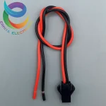 کانکتور ماده بین راهی 2 پین سیمدار SM 20cm - قرمز چپ - تصویر 2
