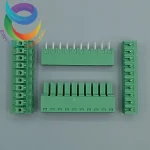 ترمینال فونیکس 12 پین ماده و نر صاف 3.81 mm