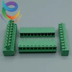 ترمینال فونیکس 12 پین ماده و نر صاف 3.81 mm - تصویر 2