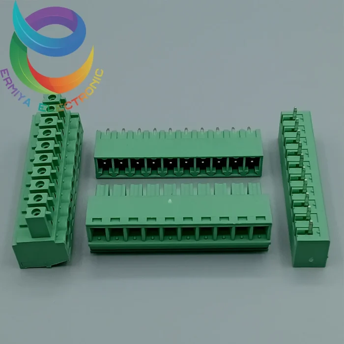 ترمینال فونیکس 12 پین ماده و نر صاف 3.81 mm - تصویر 2
