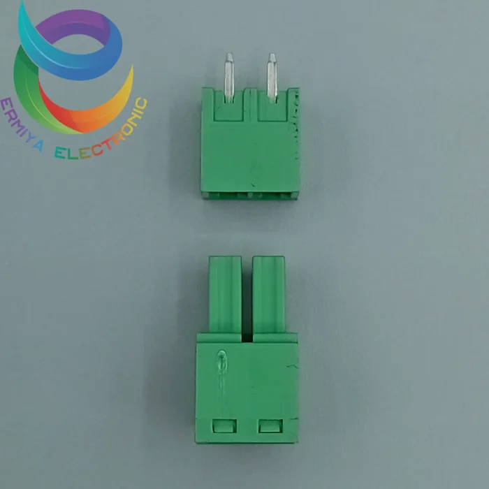 ترمینال فونیکس 2 پین ماده و نر صاف 3.81 mm - تصویر 2