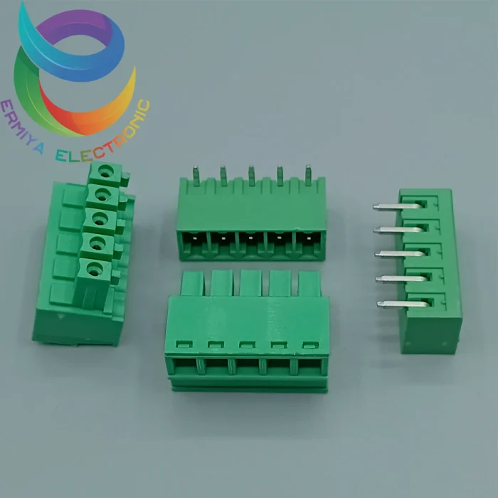 ترمینال فونیکس 5 پین ماده و نر رایت 3.81 mm - تصویر 2