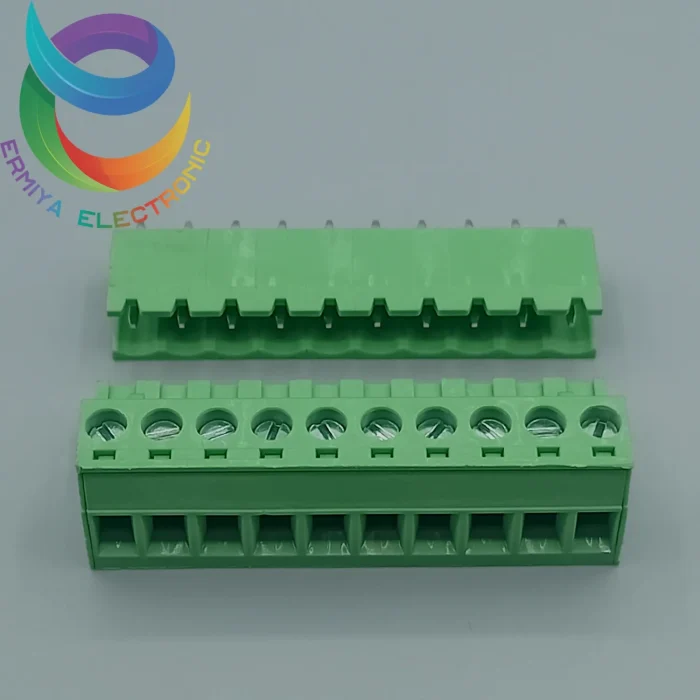 ترمینال فونیکس 10 پین ماده و نر صاف 5.08 mm - تصویر 3