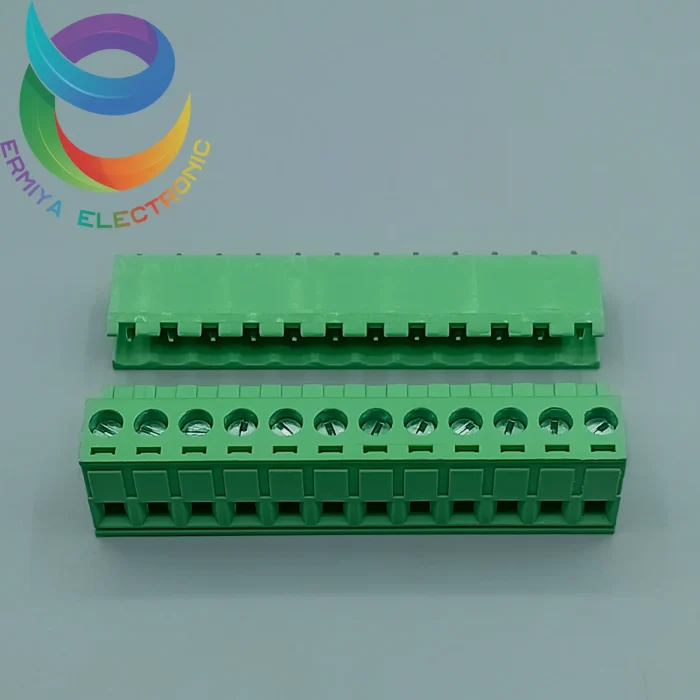 ترمینال فونیکس 12 پین ماده و نر صاف 5.08 mm - تصویر 3
