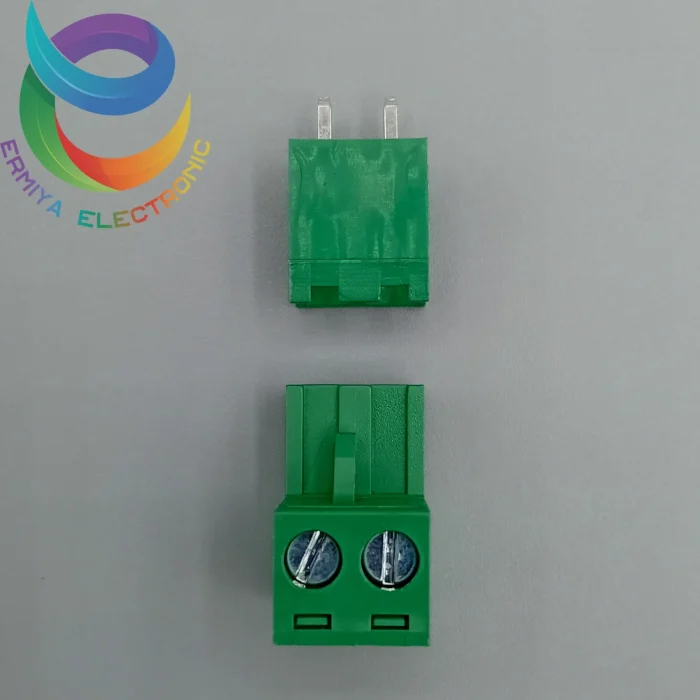 ترمینال فونیکس 2 پین ماده و نر صاف 5.08 mm - تصویر 2