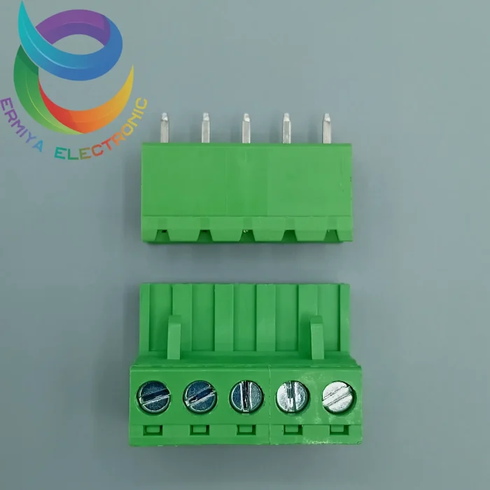 ترمینال فونیکس 5 پین ماده و نر صاف 5.08 mm - تصویر 2
