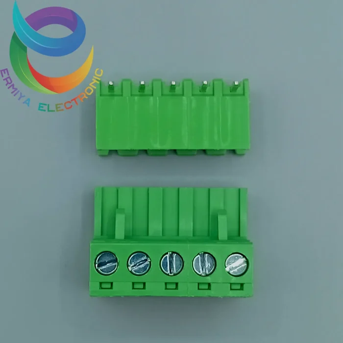ترمینال فونیکس 5 پین ماده و نر رایت 5.08 mm - تصویر 2