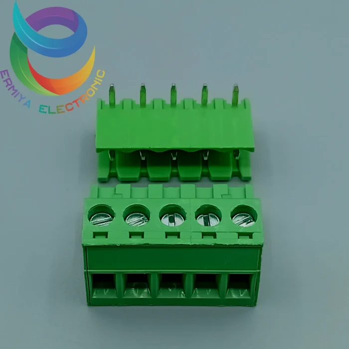ترمینال فونیکس 5 پین ماده و نر رایت 5.08 mm - تصویر 3