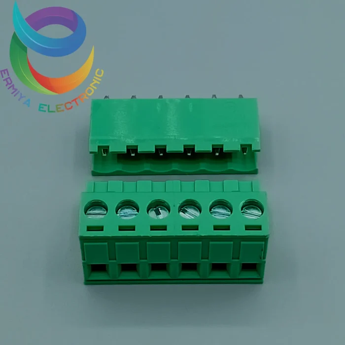 ترمینال فونیکس 6 پین ماده و نر صاف 5.08 mm - تصویر 3