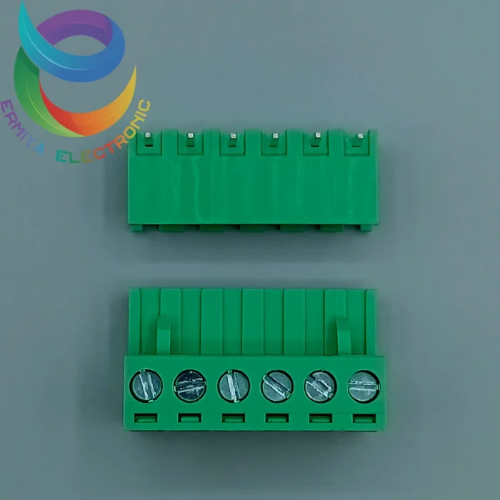 ترمینال فونیکس 6 پین ماده و نر رایت 5.08 mm - تصویر 2