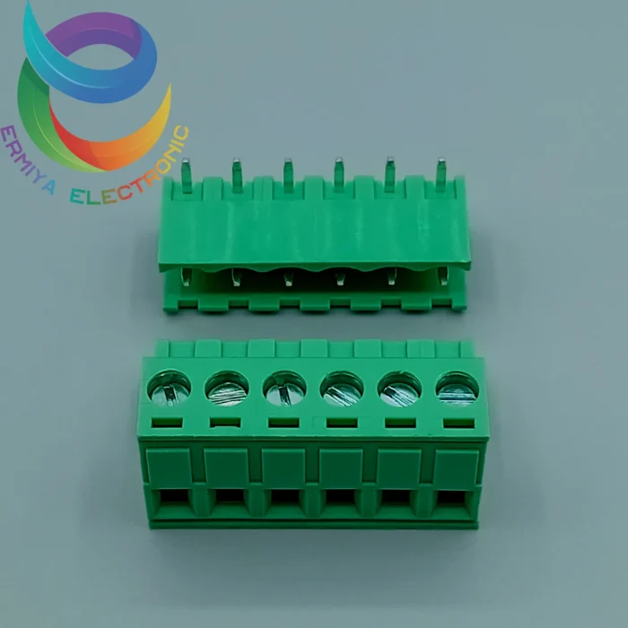 ترمینال فونیکس 6 پین ماده و نر رایت 5.08 mm - تصویر 3