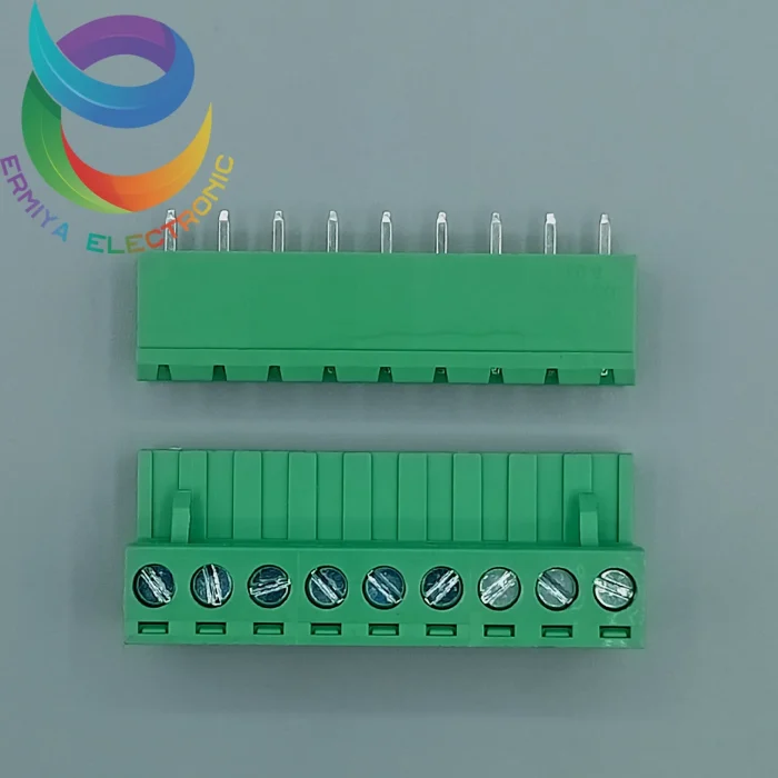 ترمینال فونیکس 9 پین ماده و نر صاف 5.08 mm - تصویر 2