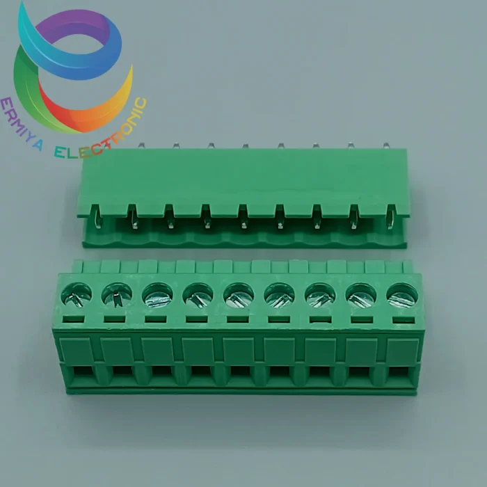 ترمینال فونیکس 9 پین ماده و نر صاف 5.08 mm - تصویر 3