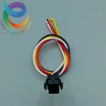 کانکتور mini atx نر بین راهی 2*2 پین سیمدار - تصویر 2