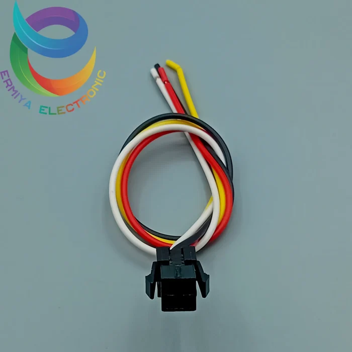 کانکتور mini atx نر بین راهی 2*2 پین سیمدار - تصویر 2