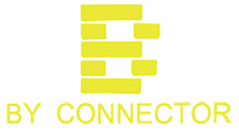 by connector