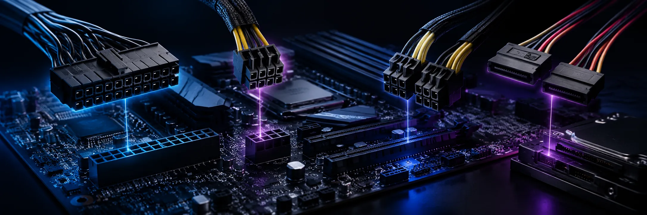 کاربرد کانکتورهای ATX در پاورهای کامپیوتر
