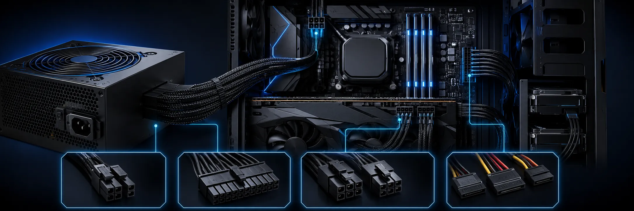 کاربرد کانکتورهای Mini ATX در پاورهای کامپیوتر