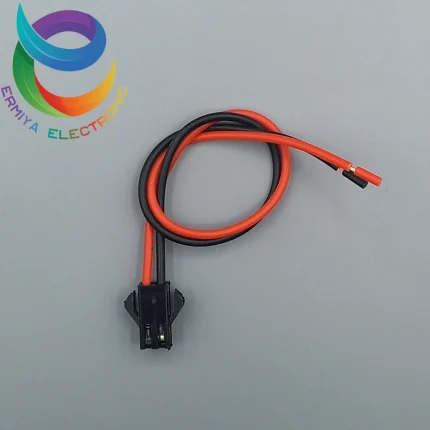 کانکتور ماده بین راهی 2 پین سیمدار SM 15cm